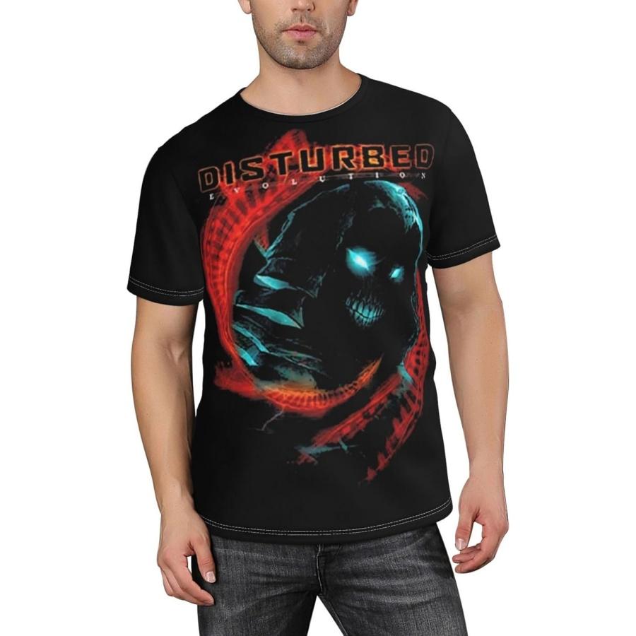 

JOISOMI Men s t-Shirt Disturbed Band Short Sleeve T-Shirt for Men Workout Shirts Running Shirts(3) XXXXXL різнокольоровий