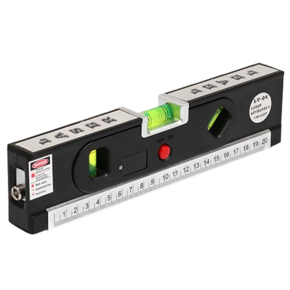 

4 in 1 Laser Level High Precision Cross Line Lasers Marking Lines Ruler Tool Measuring Instrument Laser Level