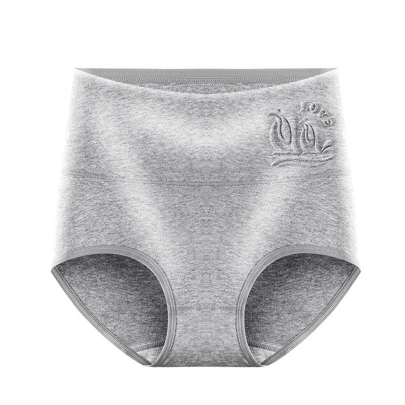 Women S High Waist Cotton Antibacterial Briefs Plus Size Ladies Underwear