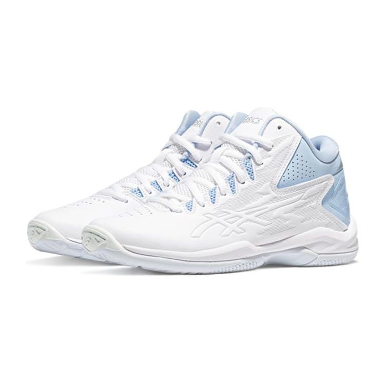Asics Gel-Improve 2 Low Top Kids Basketball Shoes Kids Basketball Shoes White Blue 1064A013-103