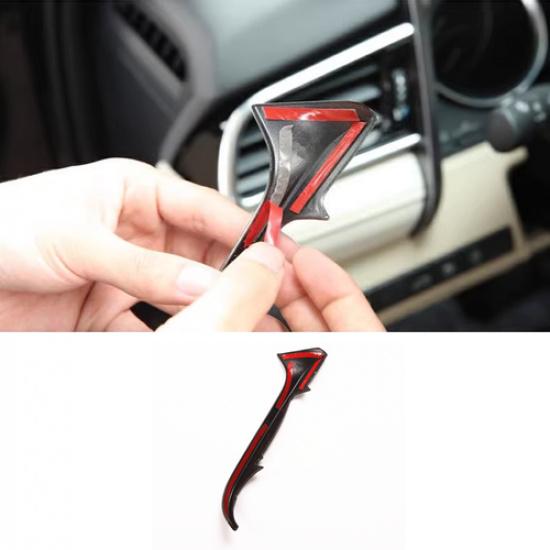 For Toyota Camry 2018-2024 Dashboard Left Air Vent Cover Trim Carbon fiber Kit