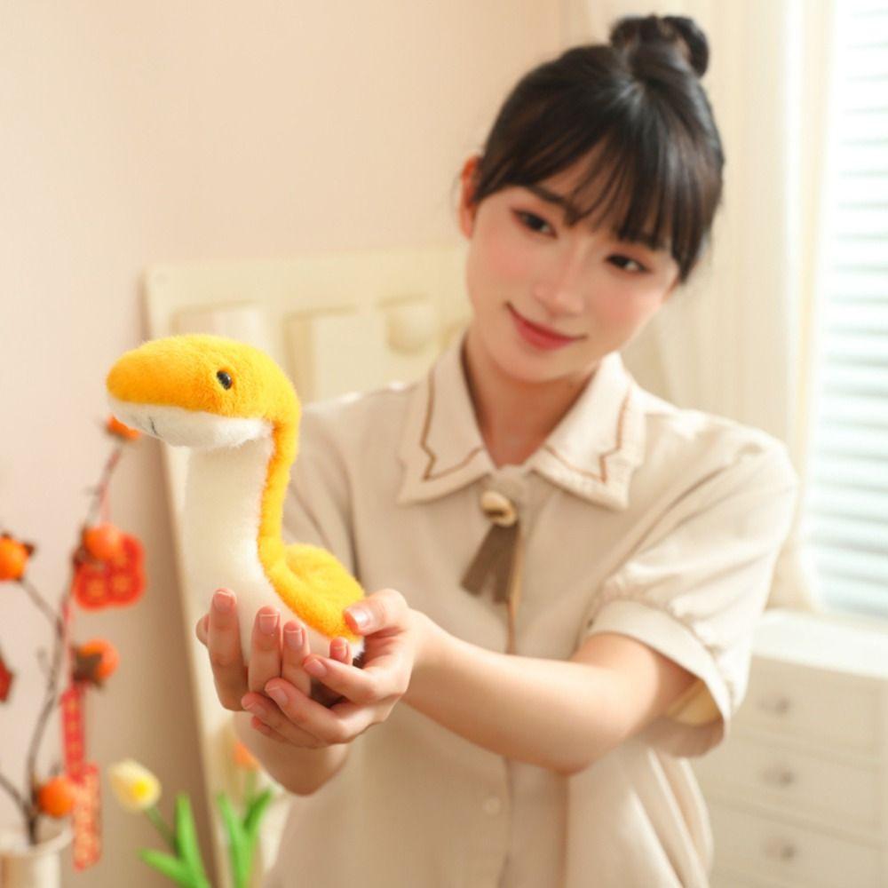 Soft Cotton Snake Plush Doll Bendable Simulated Snake Plush Stuffed Snake Toy  Home Decoration