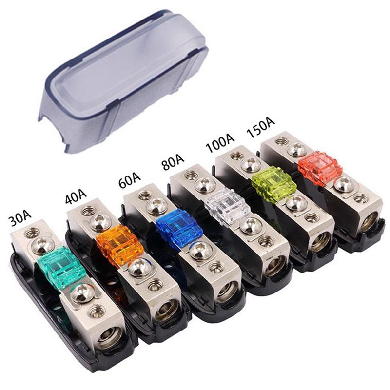 MINI AGU 32V Car Stereo Audio Fuse 30A 40A 60A 80A 100A 150A