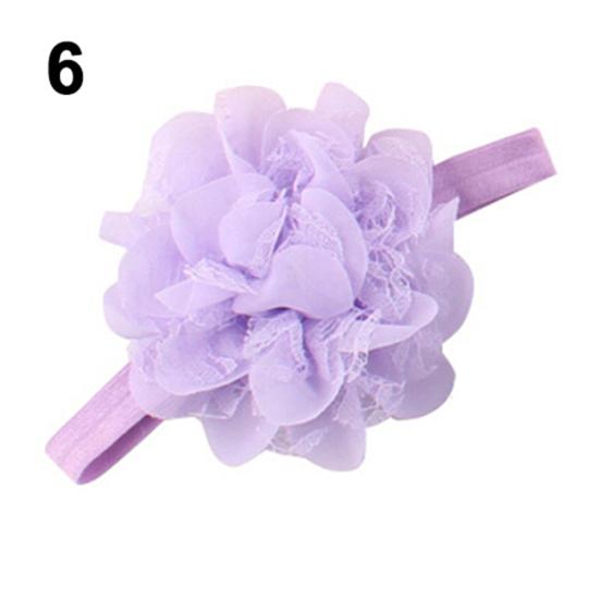 Cute Toddler Baby Girls' Flower Headband Elastic Hair Band Headwear Headdress