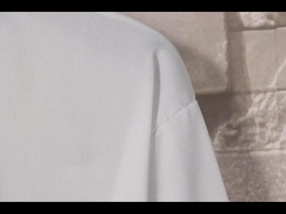 Men's Long-Sleeve Round Neck Solid T-Shirt, Casual Loose Fit, Hong Kong & Korean Style