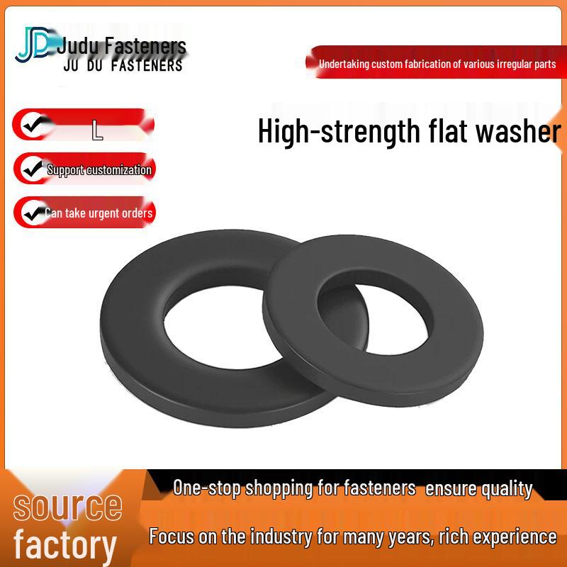 Heavy-Duty Quenched Blackened Metal Washer for Industrial Machinery