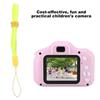 Appareil photo numérique HD 1080P pour enfants Mini Portable 2.0 pouces IPS couleur écran IPS (rose)