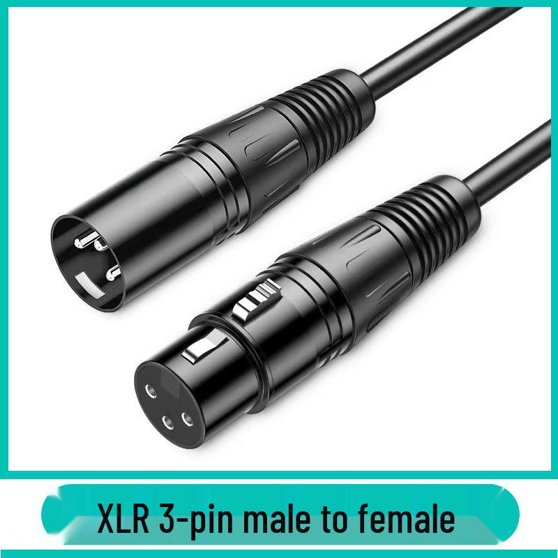 

Pure Copper XLR Balanced Microphone Audio Cable for Sound Engineering and Stage Lighting 0.3m
