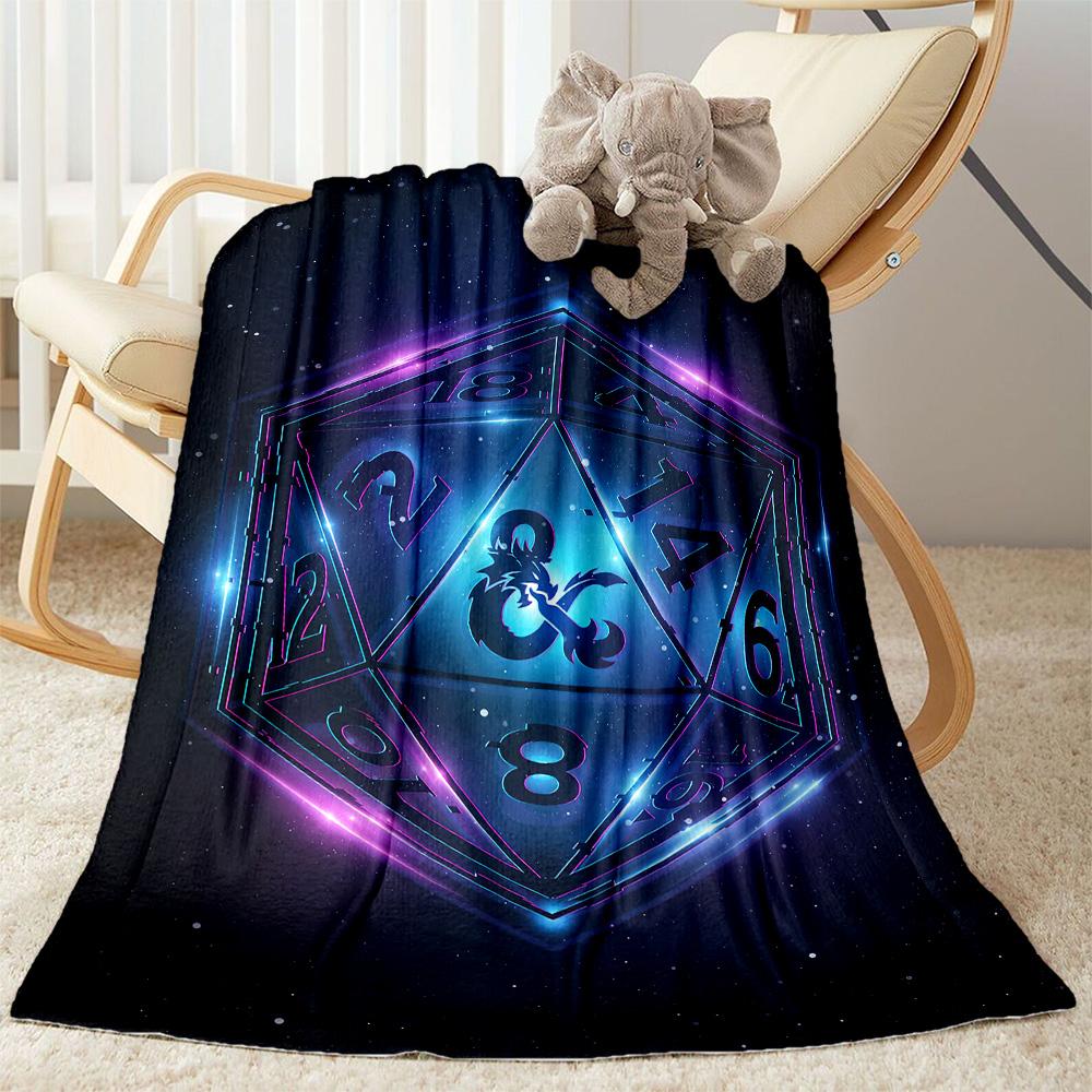 Dungeons & Dragons Blanket Ultra-Soft Great for Office Chair Couch Picnics Four Seasons Universal Modern Style Perfect Gift for Relatives and Friends