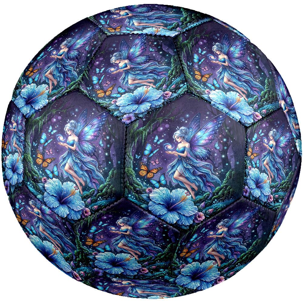 1pc Fairy Garden Size 5 Soccer Ball Professional Match Training Football Indoor &Outdoor Sports Ball Training Ball Lightweight Durable y67