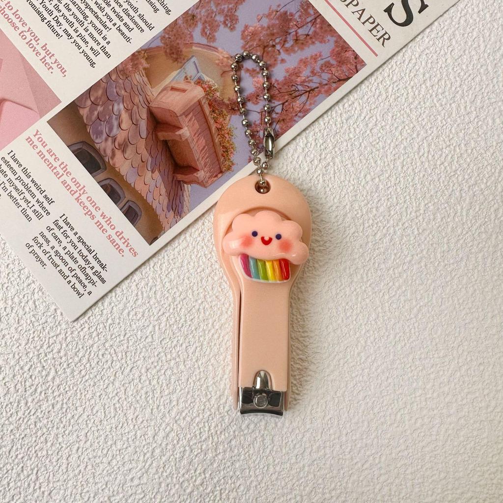Cute Cartoon Nail Clippers for Kids - Portable, Anti-Splash Manicure Pliers for Children and Students