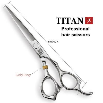 TITAN Professionelle Haarschere Friseur Schneiden Frisieren und Ausdünnen Werkzeug 5.0/5.5/6.0/6.5/7/7.5 Zoll JAPAN 440C STAHL
