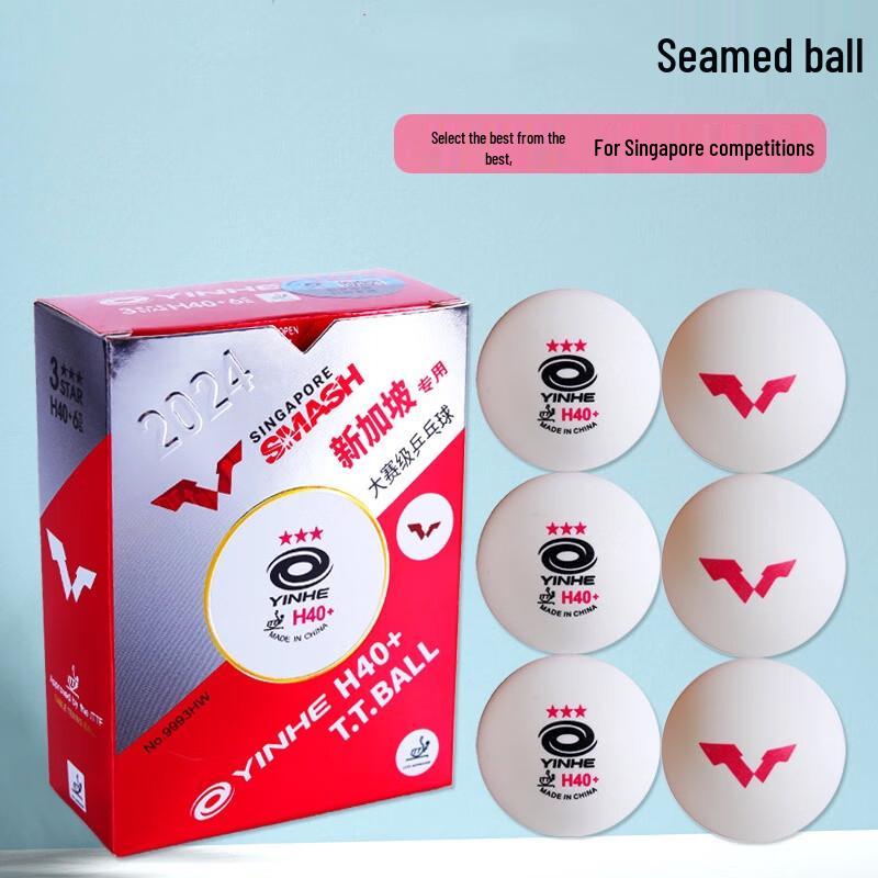 WEZHO Professional Table Tennis Balls (6-Pack)