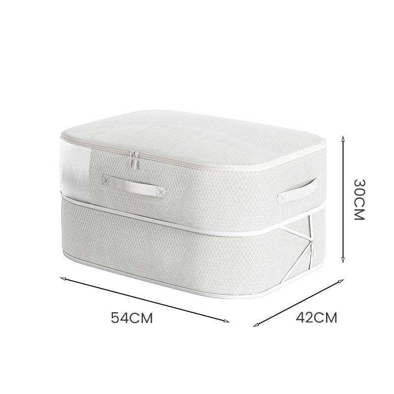 Przezroczysta torba do przechowywania kołdry z tkaniny twill: Duży Organizer Kompresyjny na Kołdry i Ubrania