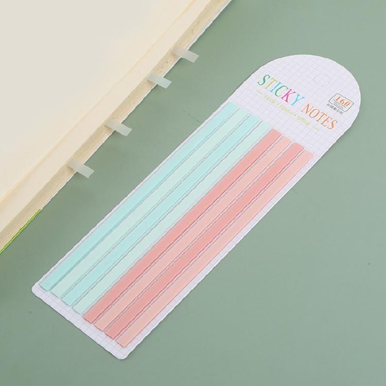 Long Strips Stick Tabs for Notebooks, Writable and Repositionable Stick Index Tabs Book Tabs Flags Adhesive Page Markers