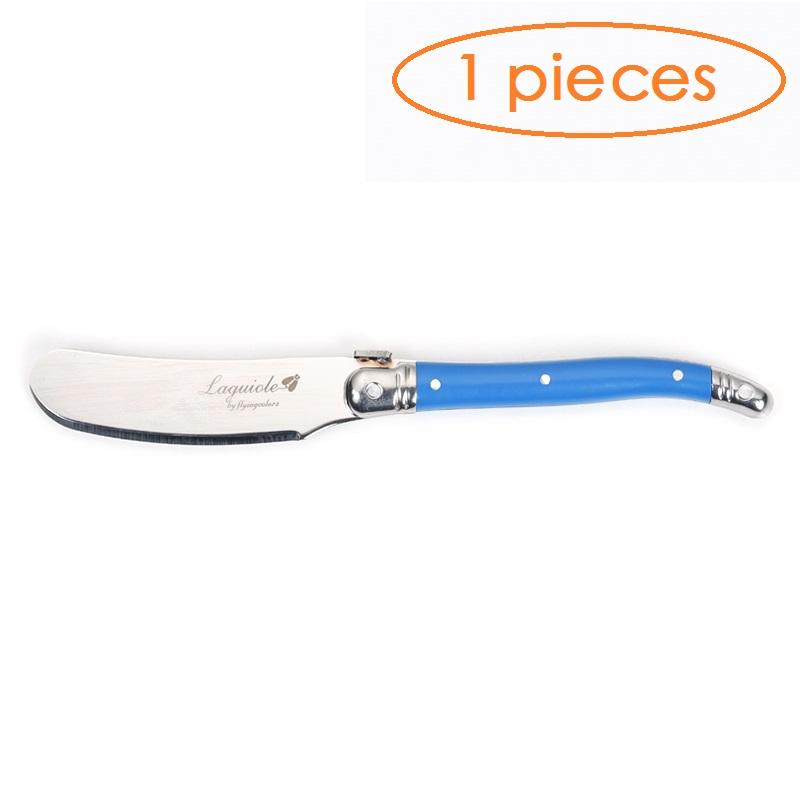 

1/4/6 шт. 6,25-дюймовый нож для масла Laguiole с пластиковой ручкой цвета радуги, цветной нож для нарезки сыра, набор столовых приборов из нержавеющей стали