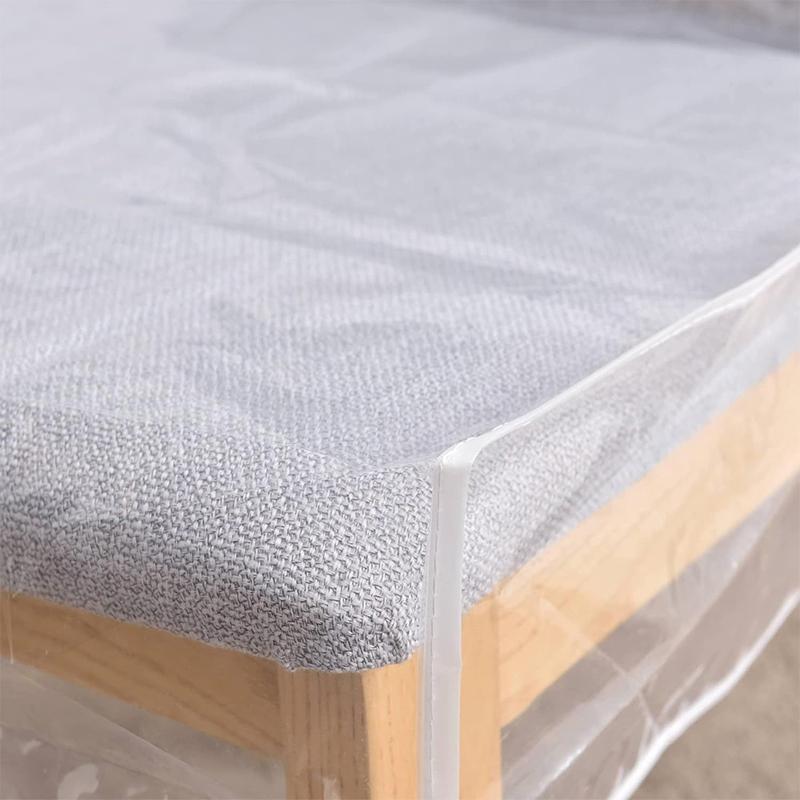 Transparente Plastik Stuhlhülle Schutzhülle Pvc Esszimmerstuhlhülle Universal Wasserdicht Ölfest Kratzfest Stuhlhülle