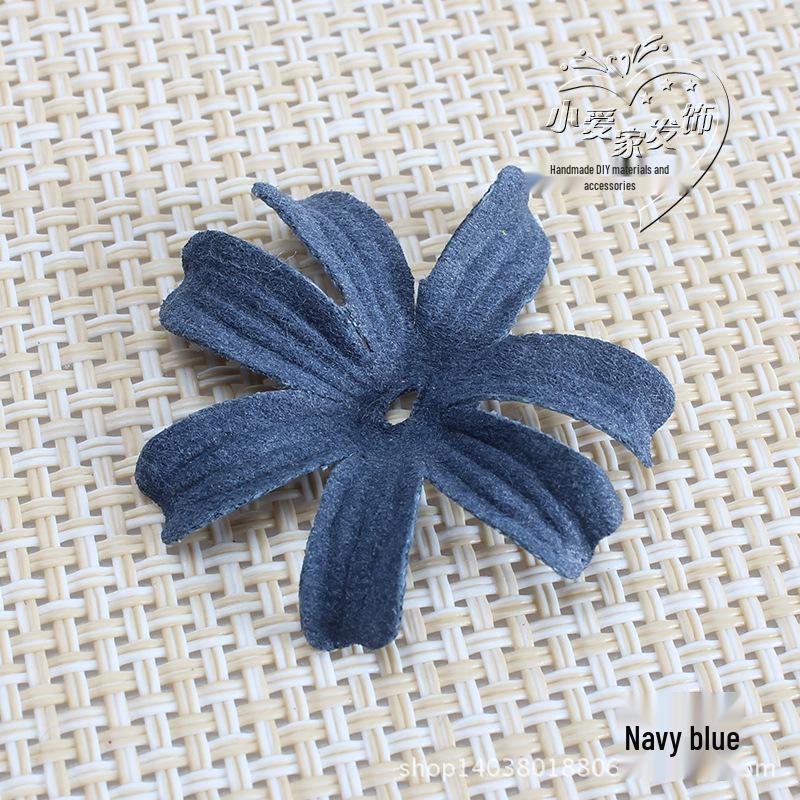 7-Piece DIY Handmade Pressed Fiber Flower Hair Accessories Set 50 Pieces
