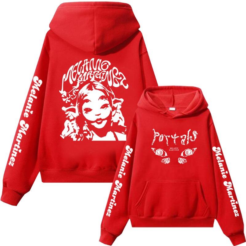Melanie Martinez Singer Print Hoodies Men Woman Hip Hop Fabric Street Fashion Hoodie Casual Street Skating Running Sweatshirt