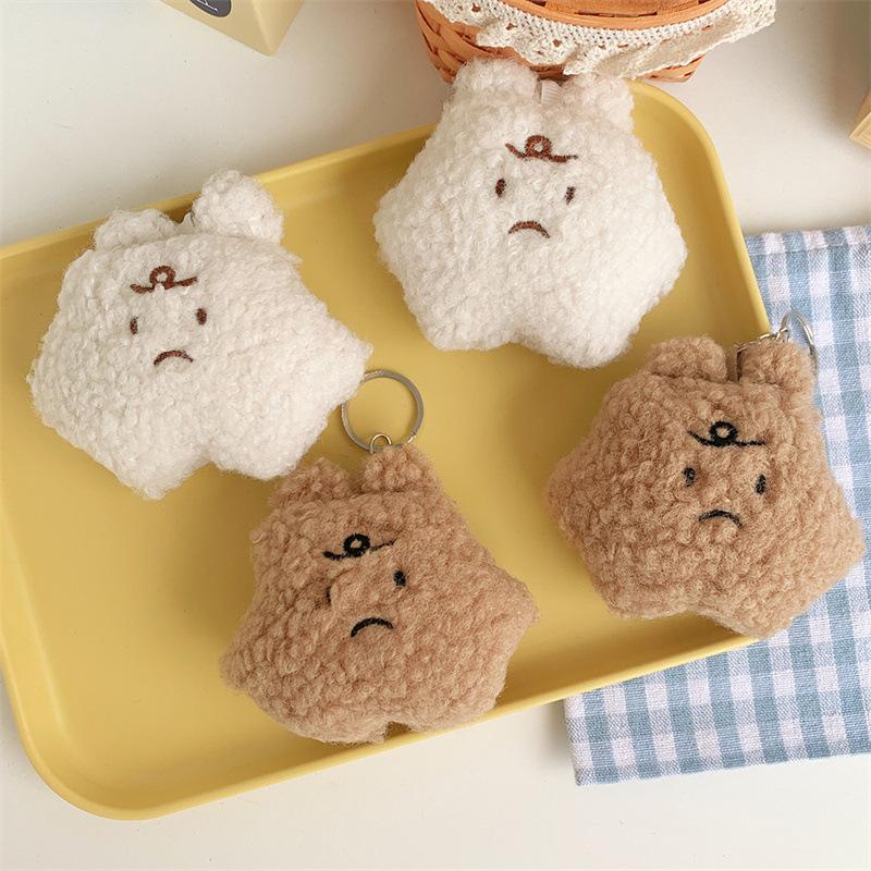 Neue Niedliche Plüschpuppen Anhänger Kleine Taschen und Bälle Ornamente Puppen Klebreisball Schlüsselanhänger Greifautomat Puppe