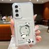 Kartensteckplatz Panda Hülle Für Samsung Galaxy S24 S23 S22 Ultra S20 S21 FE A16 A05 A06 A52 A53 A14 A34 A54 A15 A25 A35 A55 5G Capa