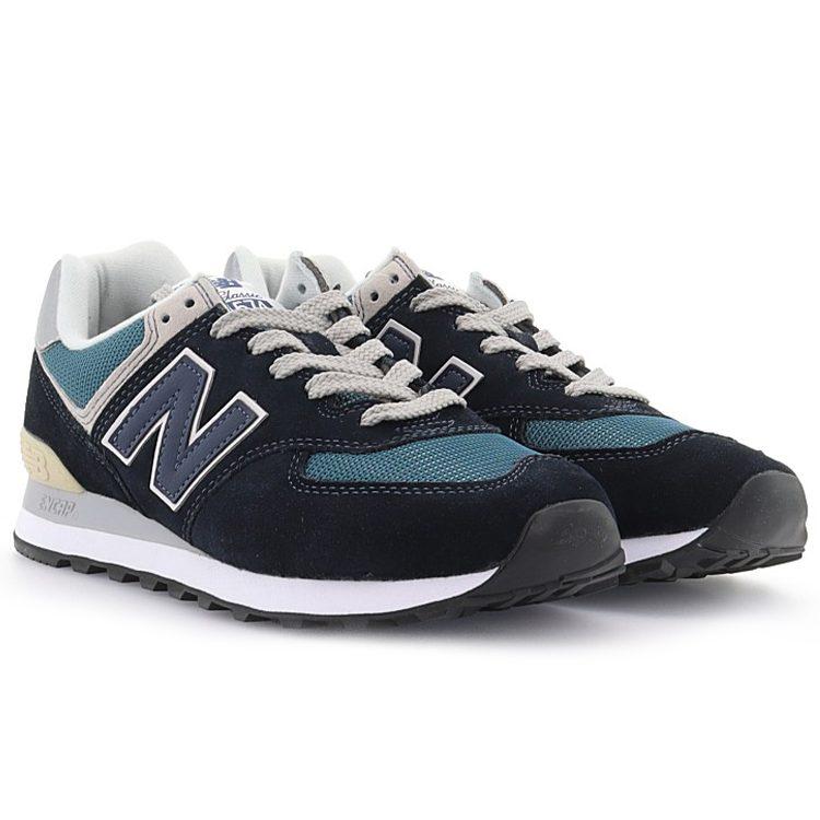 New Balance 574 Dark Navy Marred Blue ML574ESS