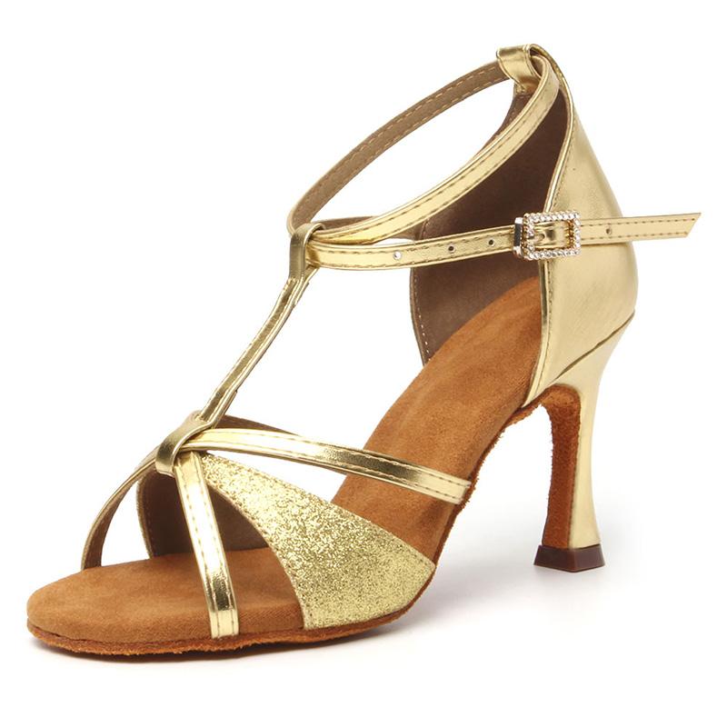 Dance Women Standard Shoes Satin High Heel Ladies Ballroom Dance Shoes Modern Dance Shoes
