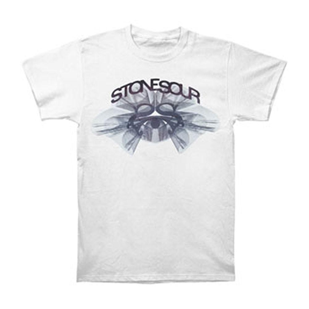 Men s Stone Sour Audio Secrecy Slim Fit T-shirt Large White 3XL