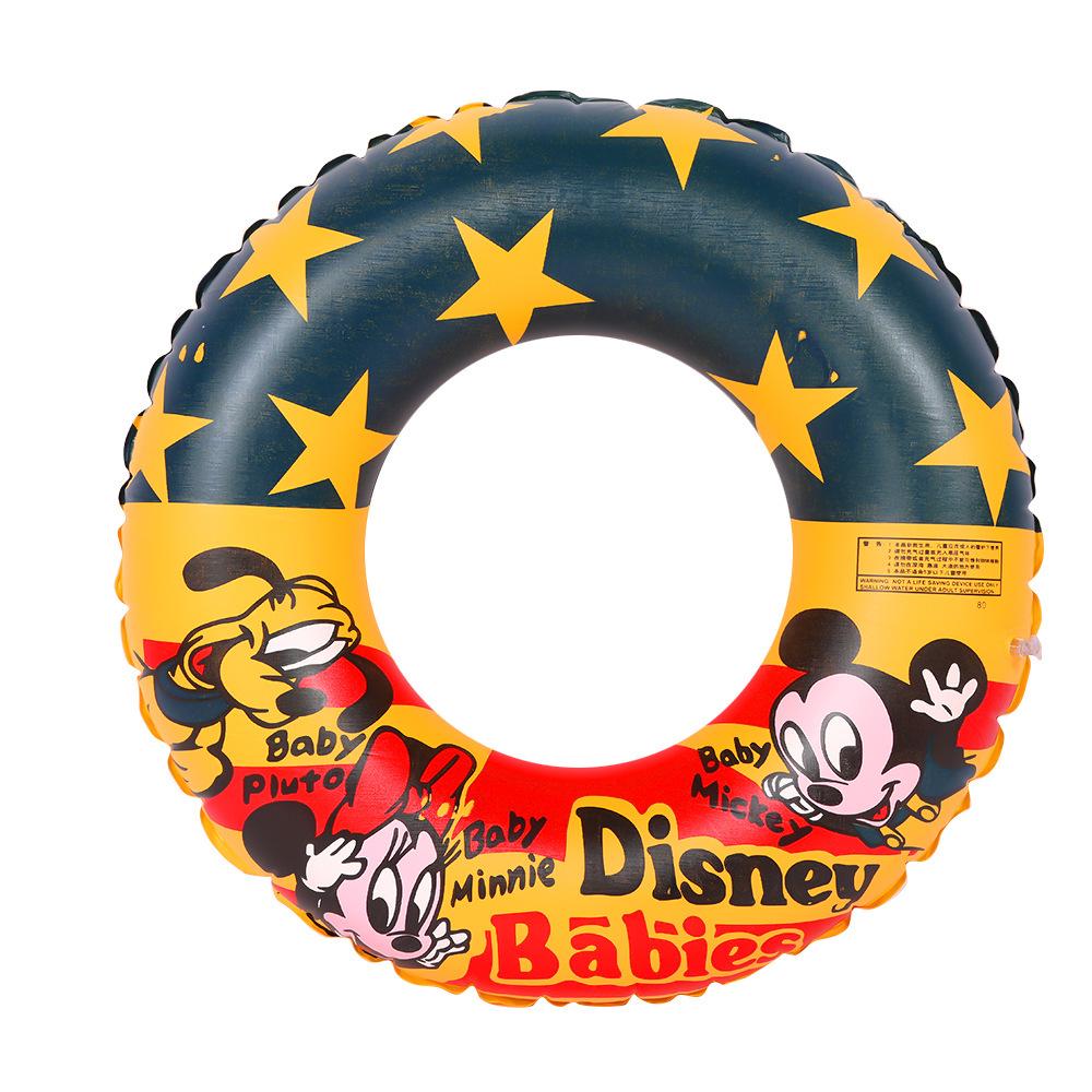 Cartoon Anti-Rollover Thickened PVC Underarm Swimming Ring for Kids - Eco-Friendly and Safe Lifebuoy