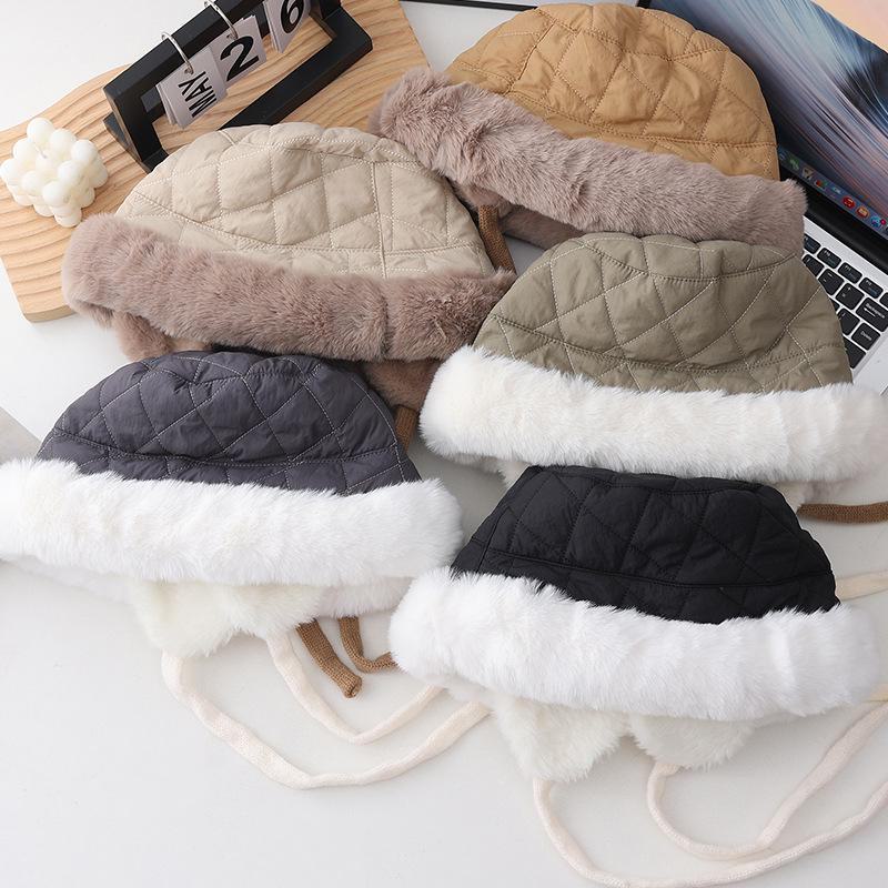 Warm Fleece-Lined Versatile Fisherman Hat with Ear Protection for Autumn and Winter