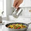 380/200ml Spice Shaker Stainless Steel Seasoning Jar Pepper Bottle Toothpick Holder Cook Salt Shaker Cocoa Cinnamon Sugar Shaker