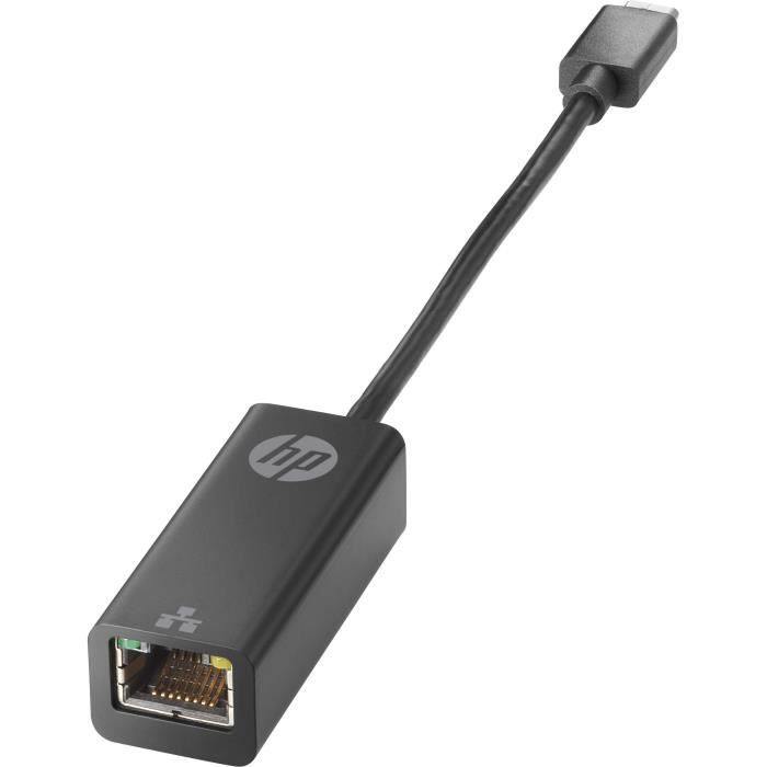 Adaptateur HP USB-C - RJ45 G2 - Noir - Câble Réseau