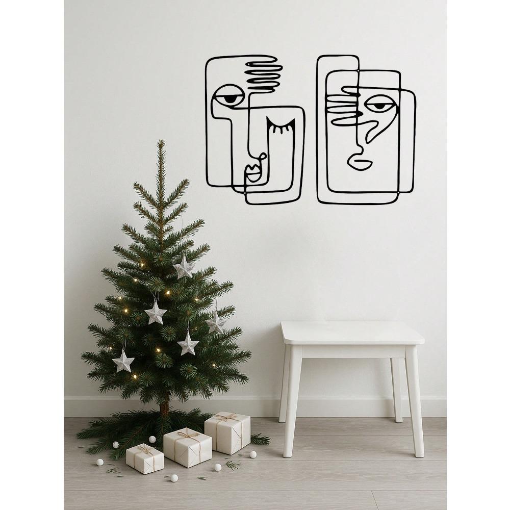 Metal Wall Art Wrought Iron Decor for Home Garden Holiday Gift