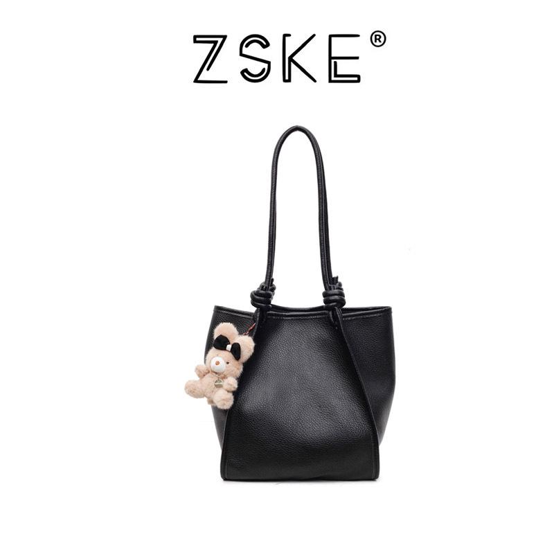 Koreańska Minimalistyczna Damska Torba na Ramię 2025 - Duża Pojemność Casualowa Torba Tote