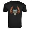 Winged Skull Crown Dark Gothic Graphic T-Shirt