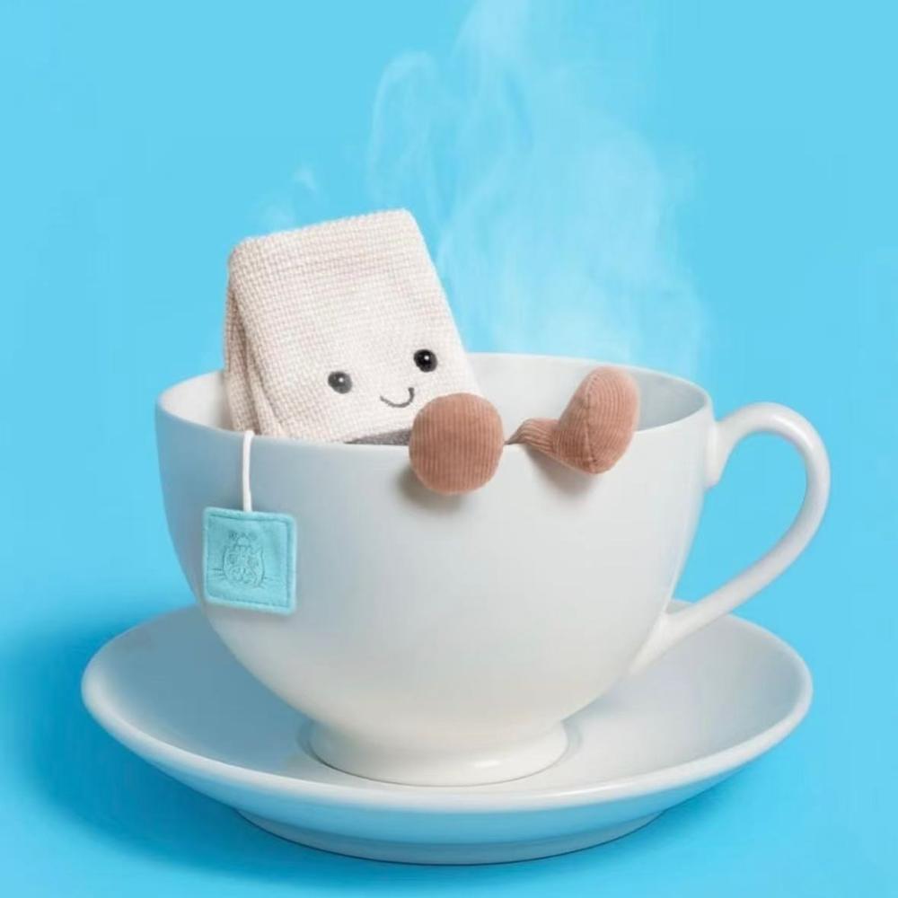 New Limited Edition Jelly And Cat Tea Bags, Fun Dolls,Cute And Soothing Companions, Plush Dolls, Soothing Toys, Holiday Gifts