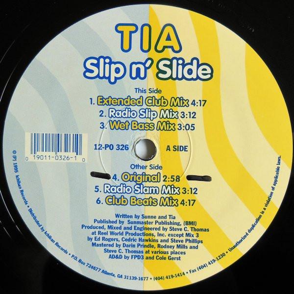 

12inch Record TIA 2 Slip N Slide 12PO326 Ichiban Records 1995 US Dance Electronica Used
