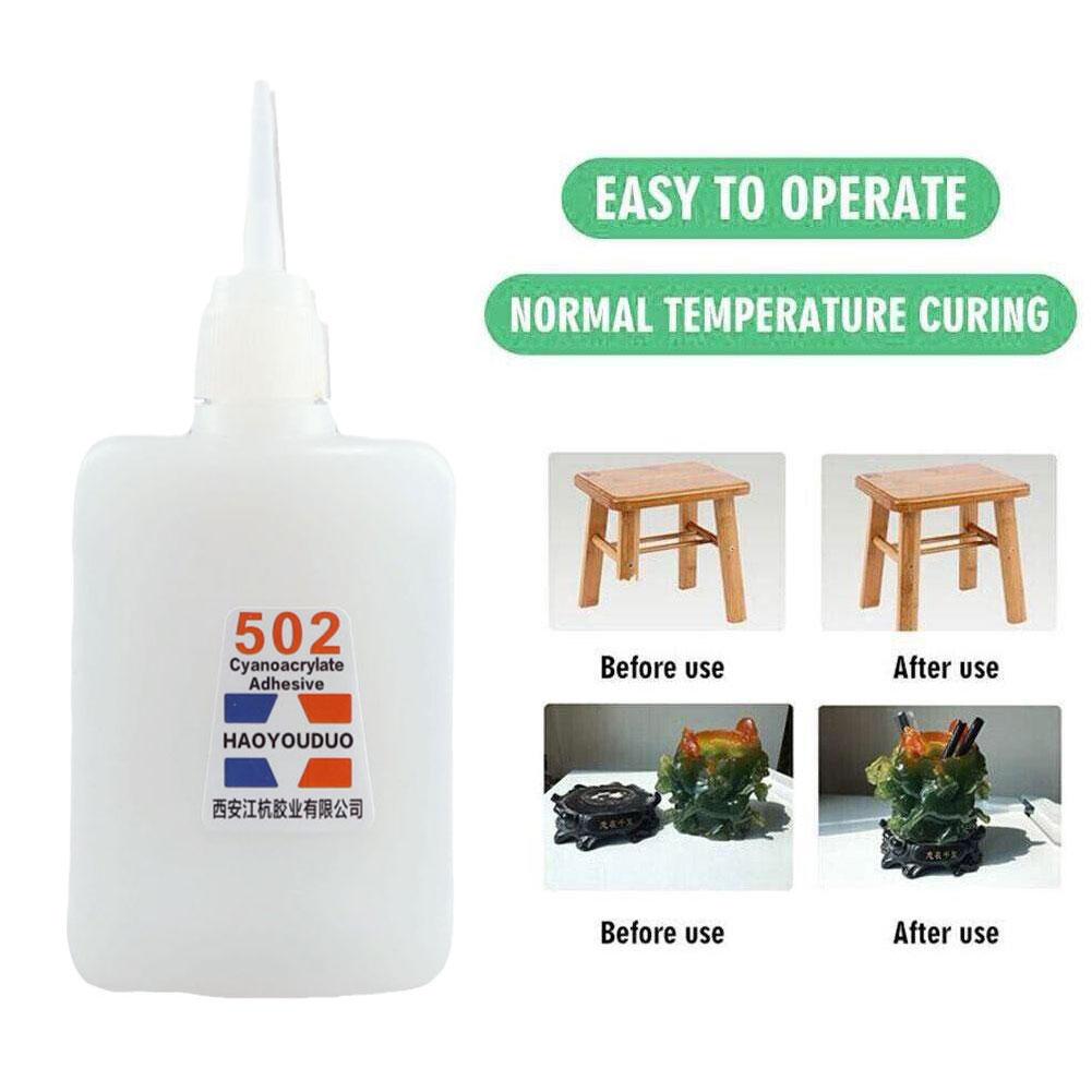 502 Quick-drying Super Glue 502 Instant Strong Adhesive Toy Crafts Shoe Rubber Paper Wood Plastic Fast Repairing Glue Universal