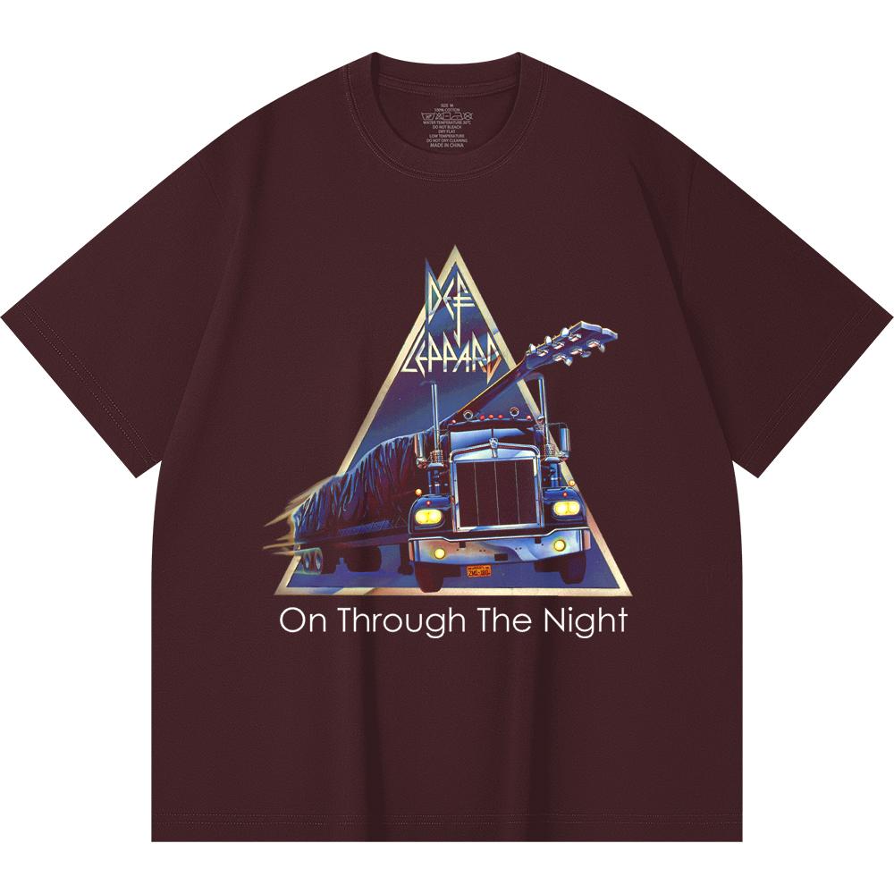 230 Gsm 100% Cotton Heavy Metal T-Shirt Rock Band Popular Music Print Unisex Heavy Cotton T Shirt