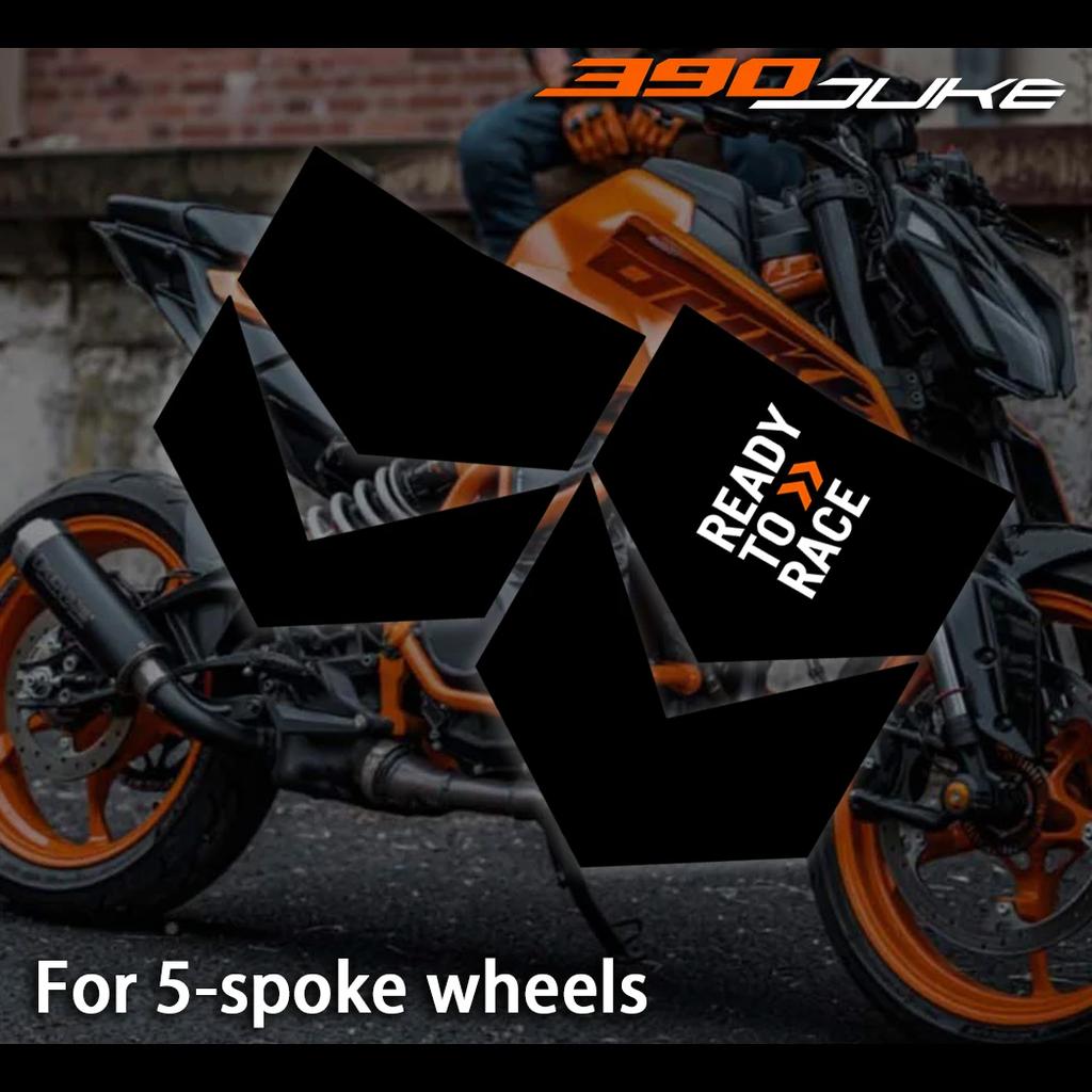 AnoleSti Motorcycle Wheel Sticker Hub Decals Rim Stripe Tape For KTM Super Duke 1290 Duke 890 790 690 390 Racing Ready To Race