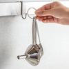 3Pcs/set Long Handle Funnel Stainless Steel Oil Liquid Funnel Set For Kitchen Fluid Spice Dry Ingredients Filter Metal Funnels