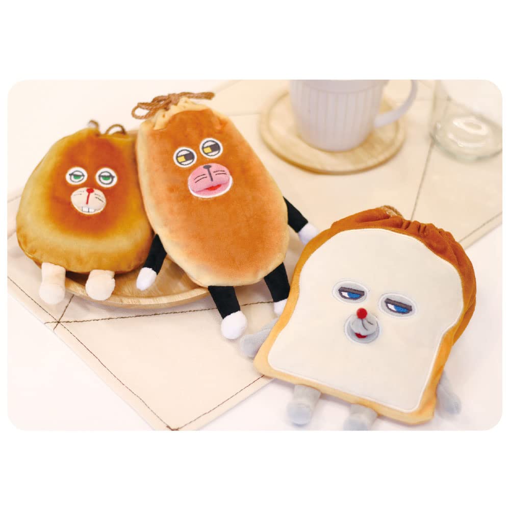 Tees Factory Bread Thief Plush Drawstring Bread Bag, Thief, PD-5530232PD