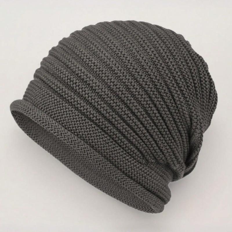 1pc Ladies' Slouchy Beanie with Thick Thermal Lined,Soft Skin-Friendly for Winter Daily Wear Outdoor Activities Ear Protection