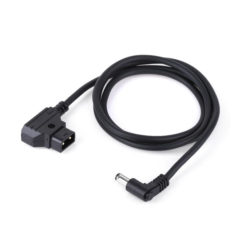 Power Tap D-Tap Male To Right Angle Dc 5.5X2.5Mm Power Cable For Rig Power V-Mount Anton, Camera Monitor Cord