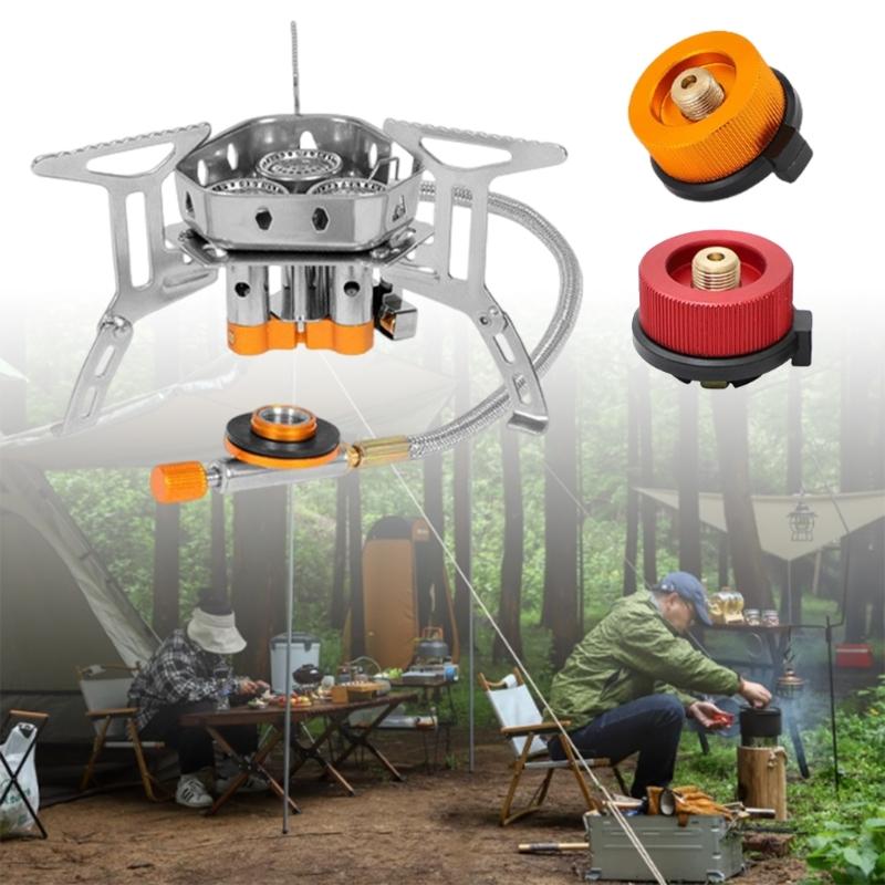 Outdoor Kochen Rucksackkocher Leichter Kocher Bergsteigen Gaskocher für Wandern und Picknicks