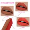 Personalized Waterproof Matte Lipstick Duo - Long-Lasting, Color-Locking, No Logo
