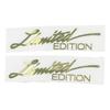Car Emblem Sticker Stylish Vehicle 2pcs Accessories