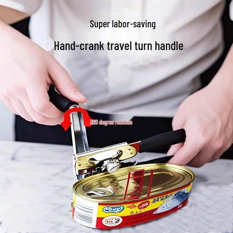 Three-in-One Multi-Functional Can Opener and Magnetic Bottle Opener