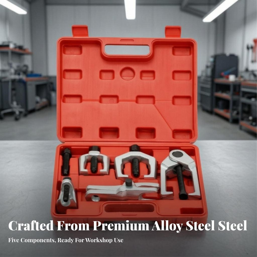 5 Pieces Ball Joint Puller Tools with Carrying Case Compact Tool Universal