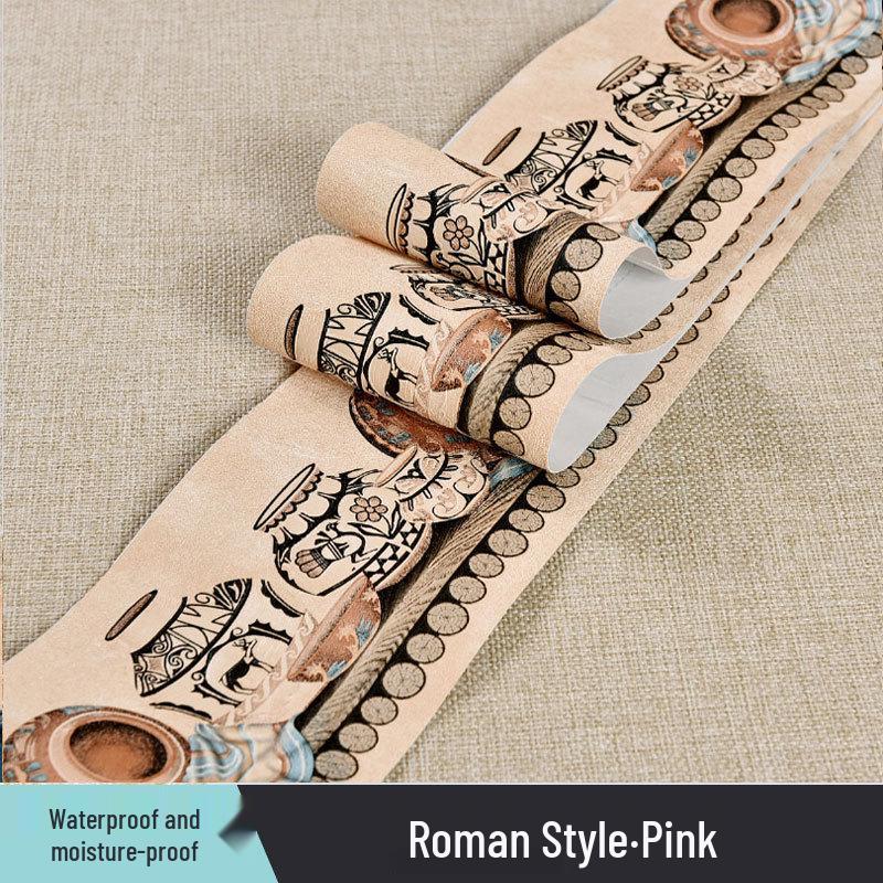 

Водонепроницаемые декоративные плинтусы из ПВХ и наклейки на стены для дома 10.6 cm Width x 5 m Length